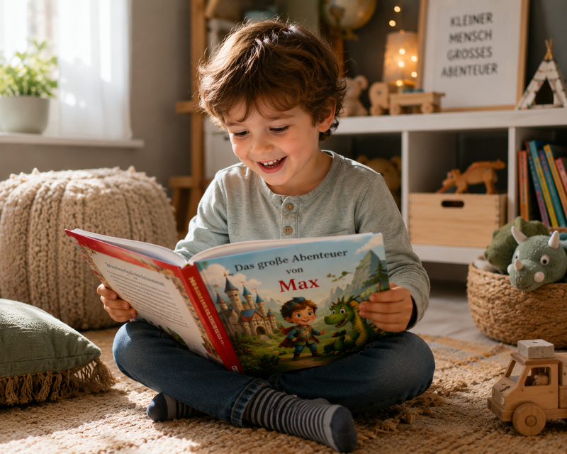 Personalisiertes Kinderbuch für 4-Jährige: Fantasie, Mut und erste große Zusammenhänge